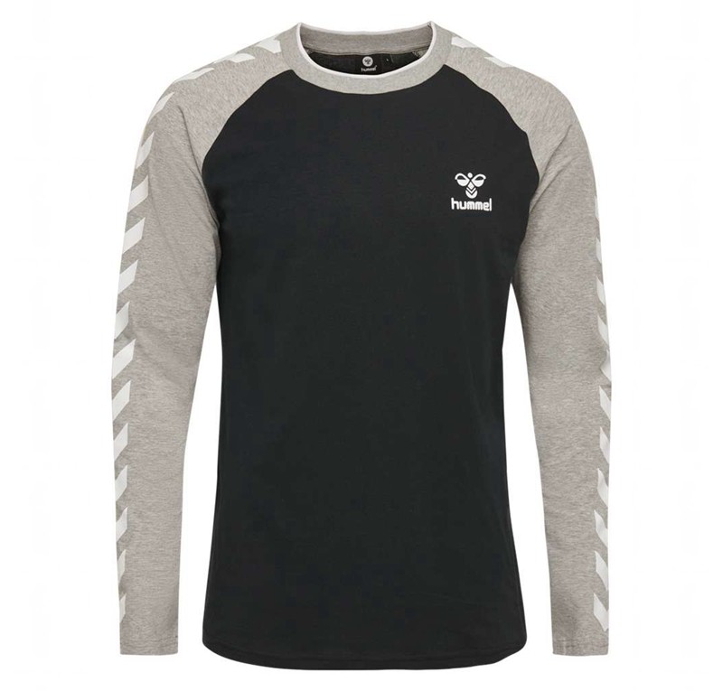 Hummel Mark L/S Muške Majice Crne | 732521-281