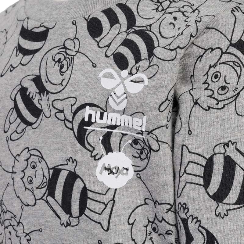 Hummel Maya Aop Crewsuit Dječje Sportska Odjeća Sive | 140642-948