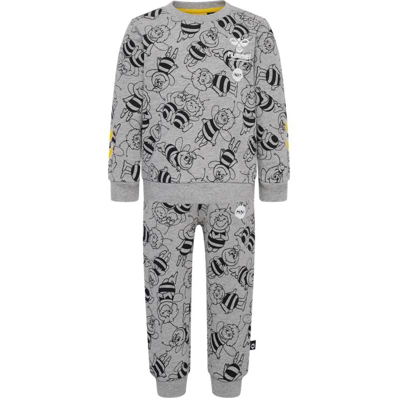 Hummel Maya Aop Crewsuit Dječje Sportska Odjeća Sive | 140642-948