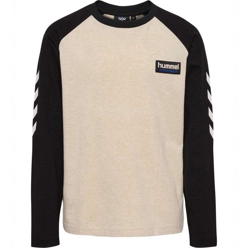 Hummel Melvin L/S Dječje Majice Crne | 182097-168
