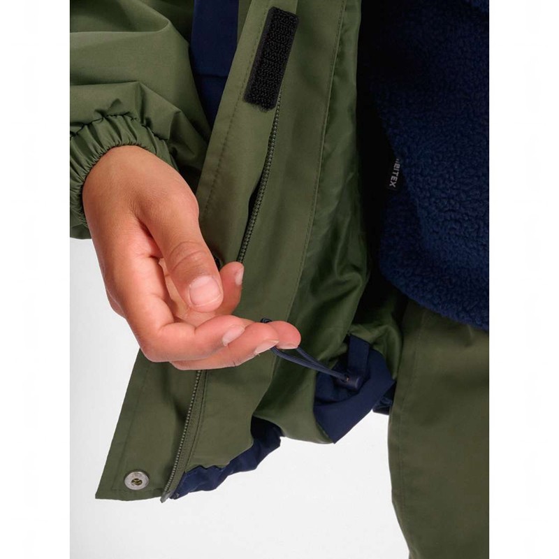 Hummel Monsun Tex Shell Dječje Jakne Maslinasto Zelene | 694850-025