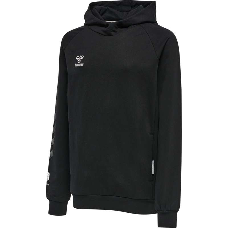Hummel Move Grid Cotton Dječje Majica s Kapuljačom Crne | 767941-392