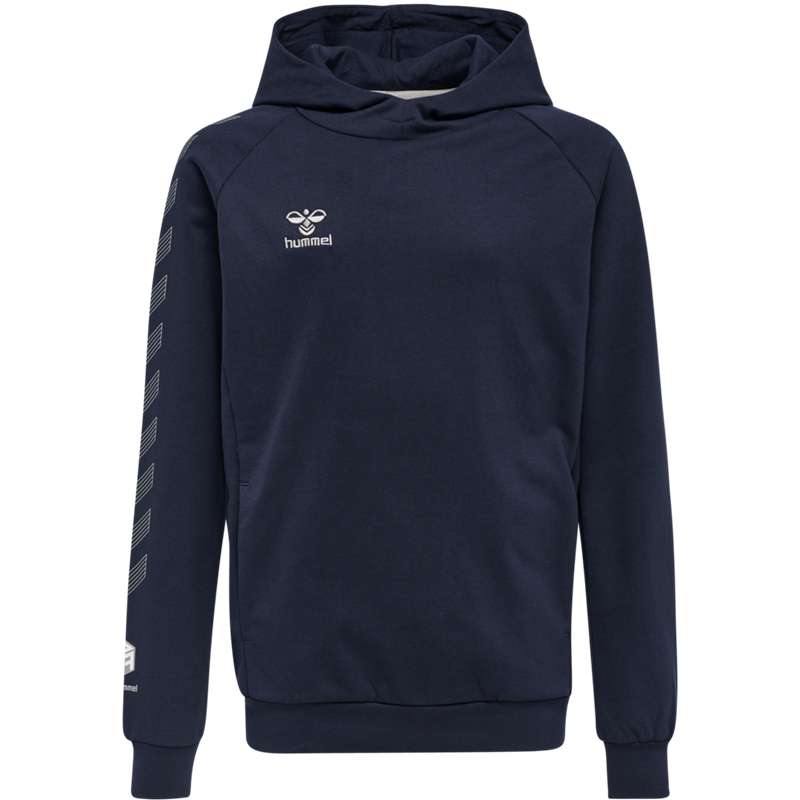 Hummel Move Grid Cotton Dječje Majica s Kapuljačom Tamnoplave | 045729-163