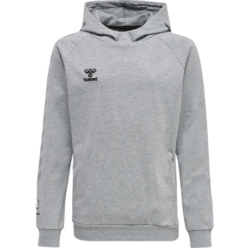 Hummel Move Grid Cotton Dječje Majica s Kapuljačom Sive | 252380-862