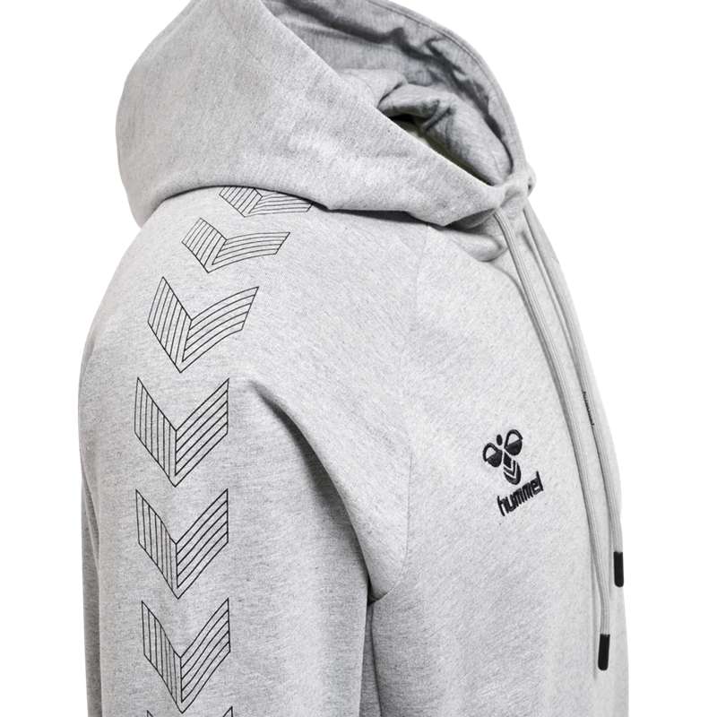 Hummel Move Grid Cotton Muške Majica s Kapuljačom Sive | 015064-480