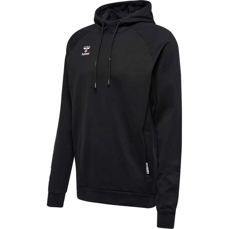 Hummel Move Grid Cotton Muške Majica s Kapuljačom Crne | 847932-663