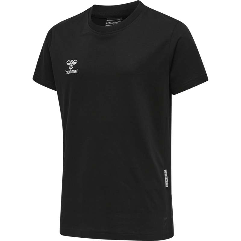 Hummel Move Grid Cotton S/S Kid Dječje Majice Crne | 243856-788