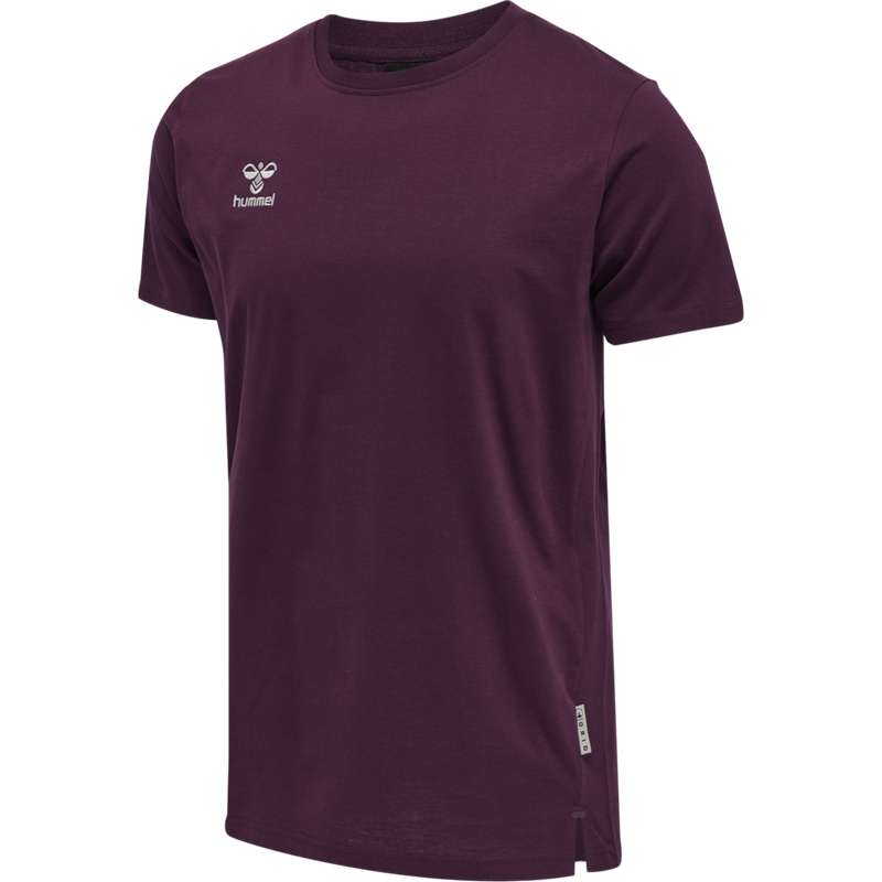 Hummel Move Grid Cotton S/S Muške Majice Bordo | 122797-299