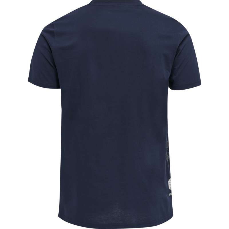 Hummel Move Grid Cotton S/S Muške Majice Tamnoplave | 593716-565