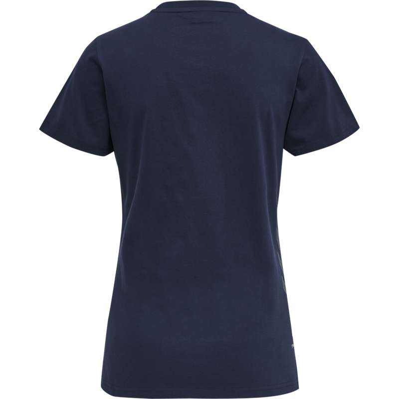 Hummel Move Grid Cotton S/S Wom Ženske Majice Tamnoplave | 119313-464