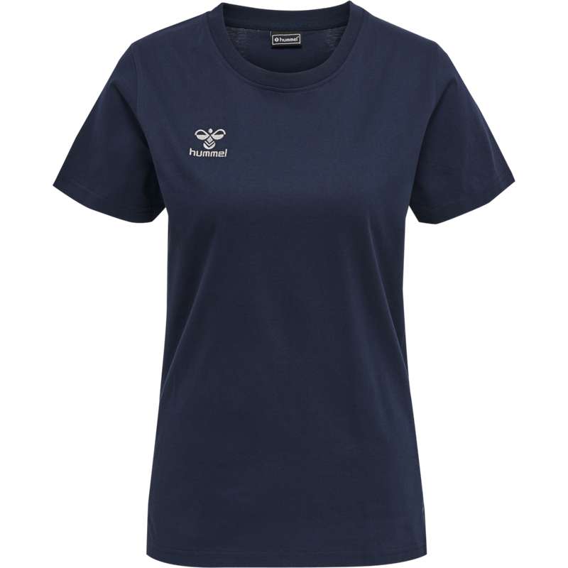 Hummel Move Grid Cotton S/S Wom Ženske Majice Tamnoplave | 119313-464