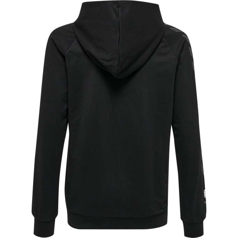 Hummel Move Grid Cotton Zip Dječje Majica s Kapuljačom Crne | 463327-389