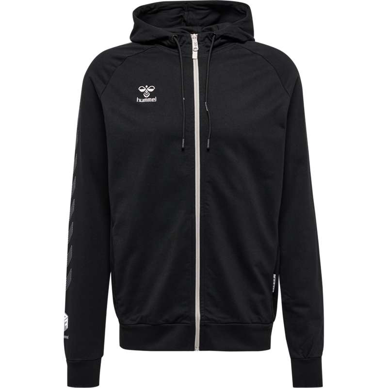 Hummel Move Grid Cotton Zip Muške Majica s Kapuljačom Crne | 122966-120