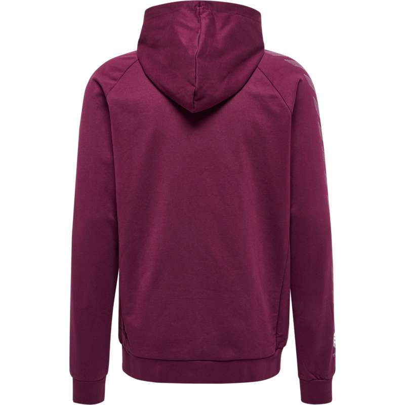 Hummel Move Grid Cotton Zip Muške Majica s Kapuljačom Bordo | 248496-104