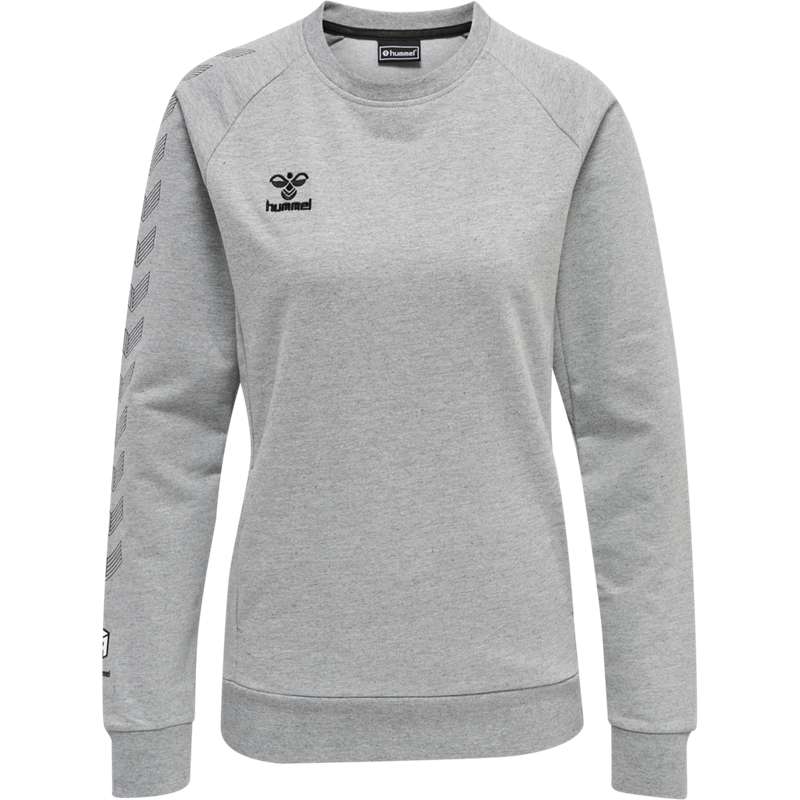 Hummel Move Grid Cotton Ženske Dukserice Sive | 840064-471
