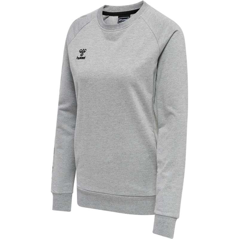 Hummel Move Grid Cotton Ženske Dukserice Sive | 840064-471