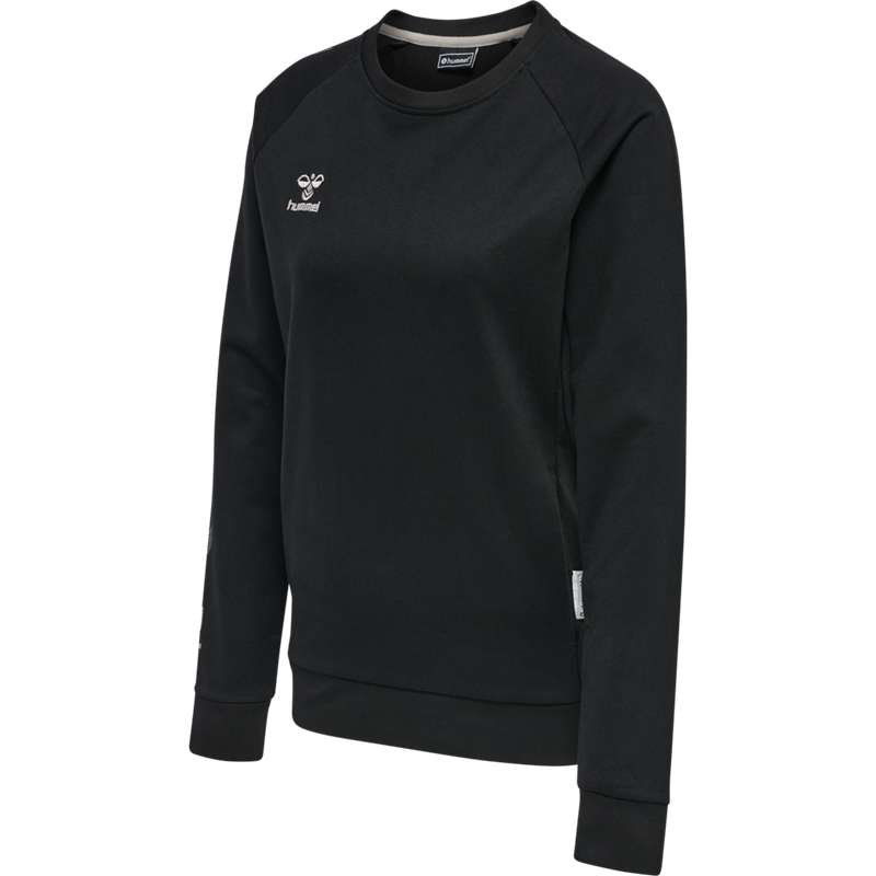 Hummel Move Grid Cotton Ženske Dukserice Crne | 985935-602