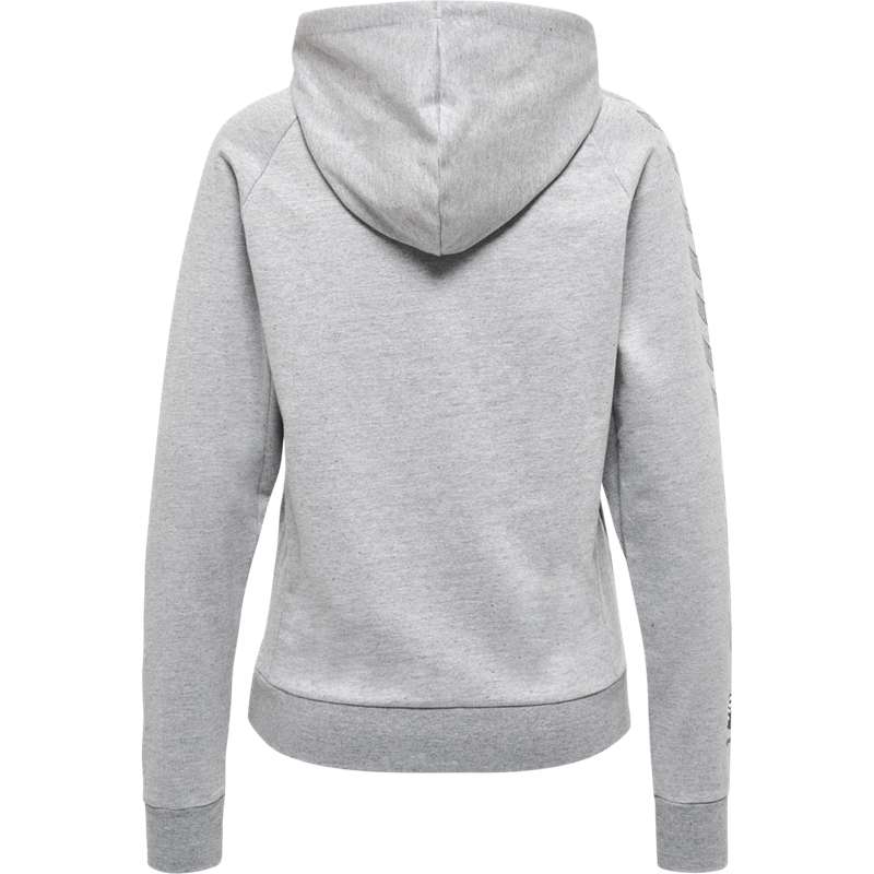 Hummel Move Grid Cotton Ženske Majica s Kapuljačom Sive | 302435-348