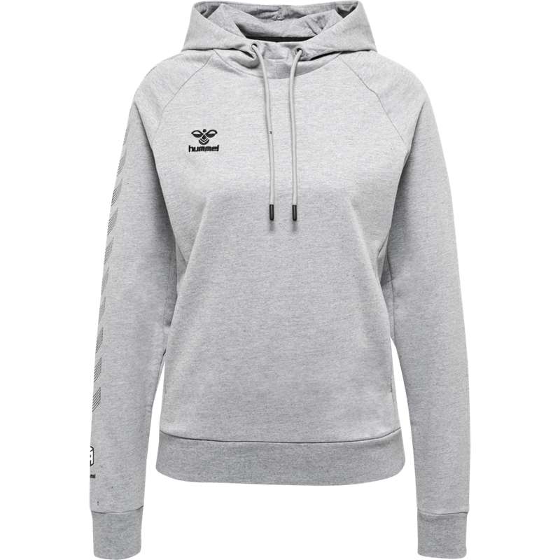 Hummel Move Grid Cotton Ženske Majica s Kapuljačom Sive | 302435-348