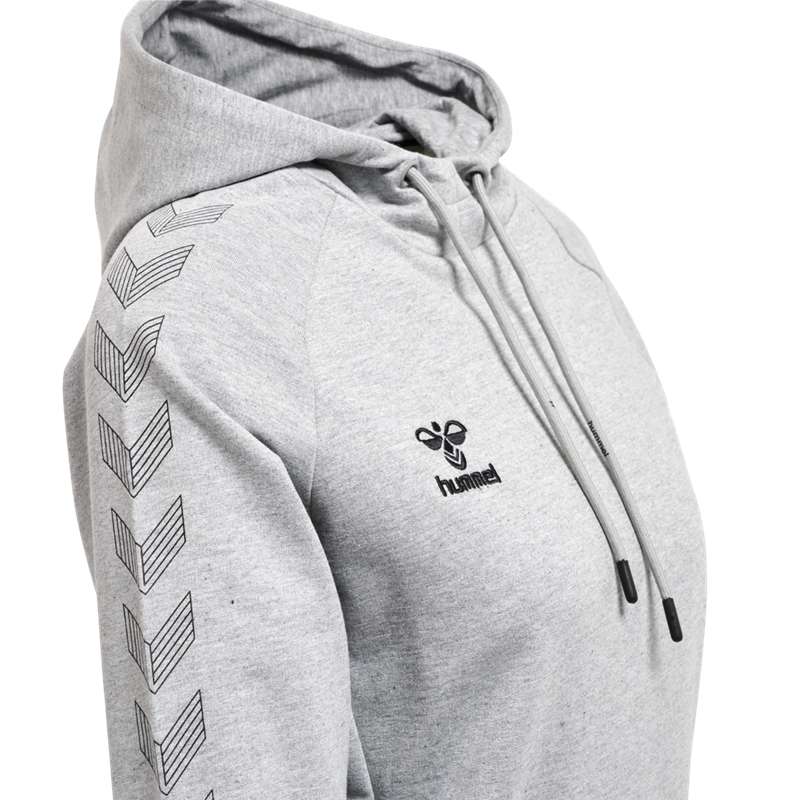 Hummel Move Grid Cotton Ženske Majica s Kapuljačom Sive | 302435-348