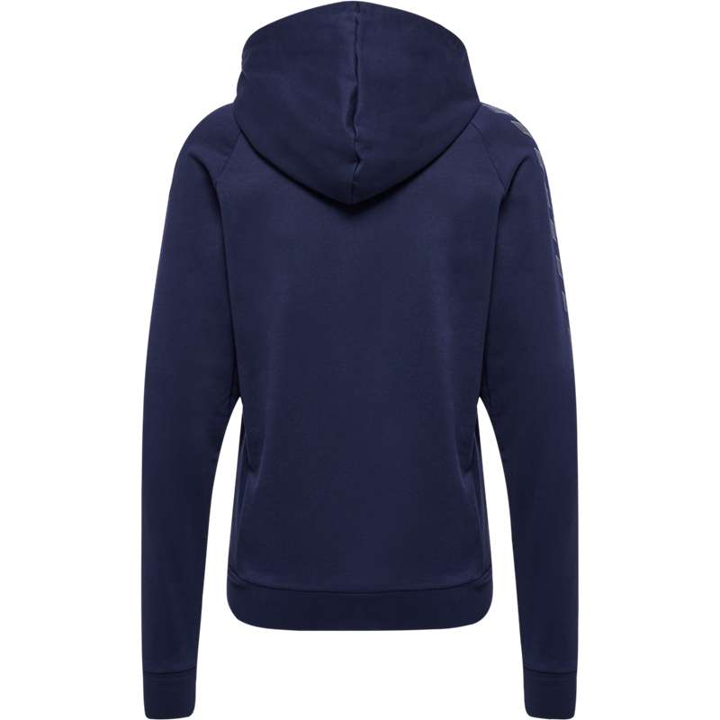 Hummel Move Grid Cotton Ženske Majica s Kapuljačom Tamnoplave | 439440-836