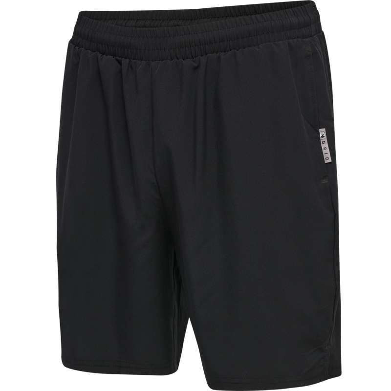 Hummel Move Grid Woven Muške Kratke Hlače Crne | 556232-288
