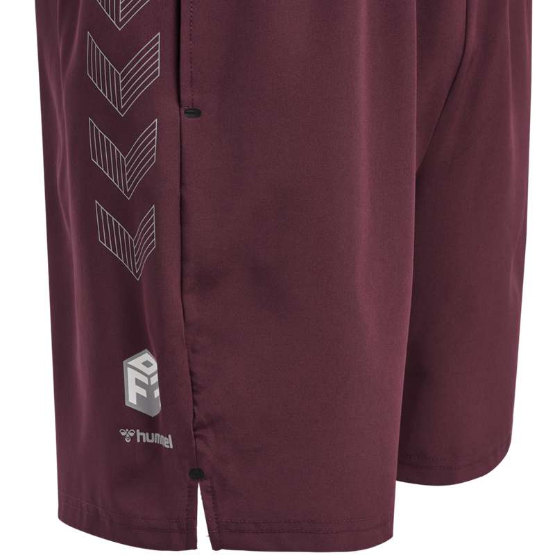 Hummel Move Grid Woven Muške Kratke Hlače Bordo | 662384-431