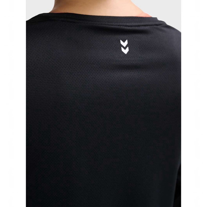 Hummel Mt Aura Mesh L/S Ženske Majice Crne | 834477-118