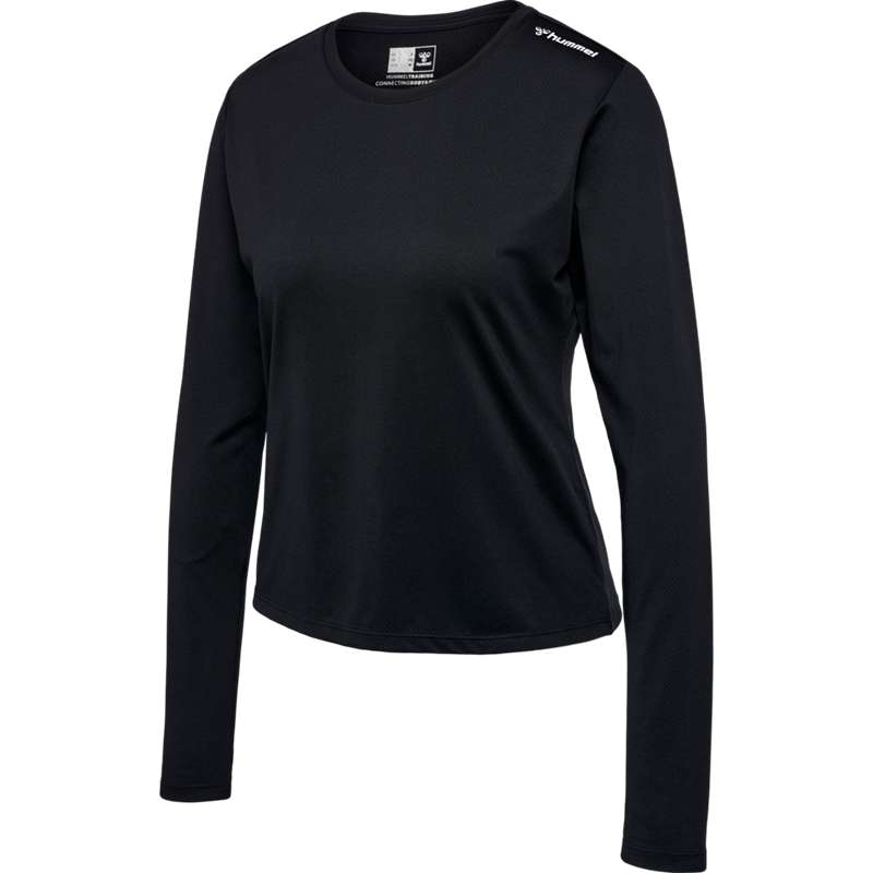 Hummel Mt Aura Mesh L/S Ženske Majice Crne | 834477-118