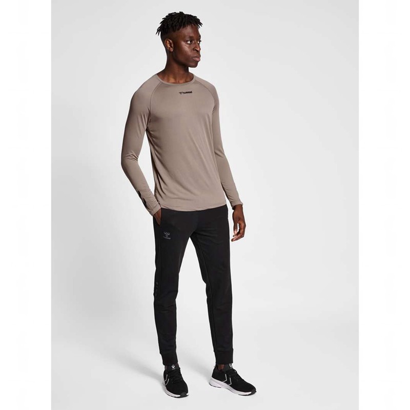 Hummel Mt Bow L/S Muške Majice Bež | 358227-688