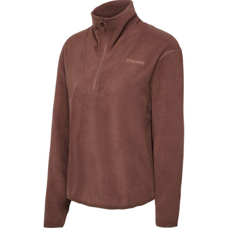 Hummel Mt Connect Loose Half Zip Ženske Dukserice Smeđe | 881729-967