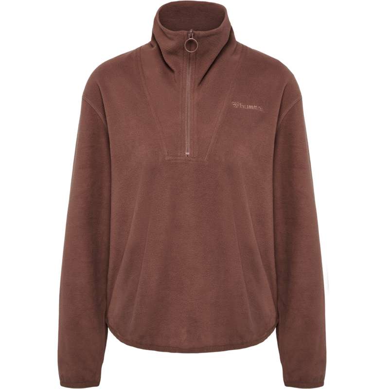 Hummel Mt Connect Loose Half Zip Ženske Dukserice Smeđe | 881729-967