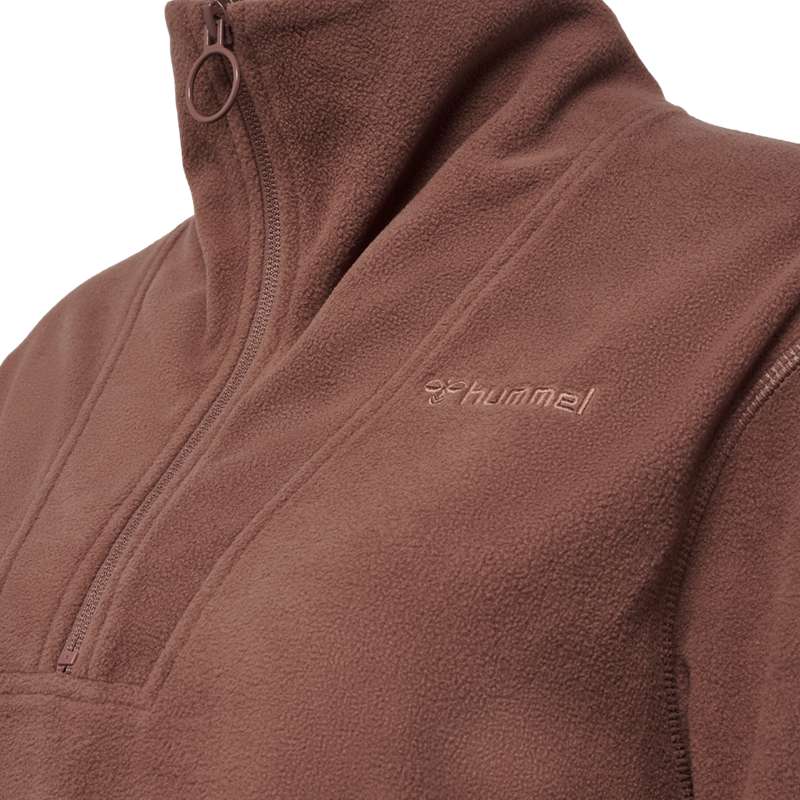 Hummel Mt Connect Loose Half Zip Ženske Dukserice Smeđe | 881729-967