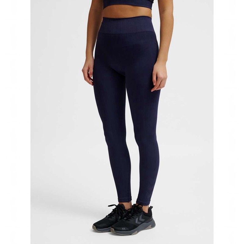 Hummel Mt Define Seaml Scrunch Ženske Hulahopke Tamnoplave | 324885-187
