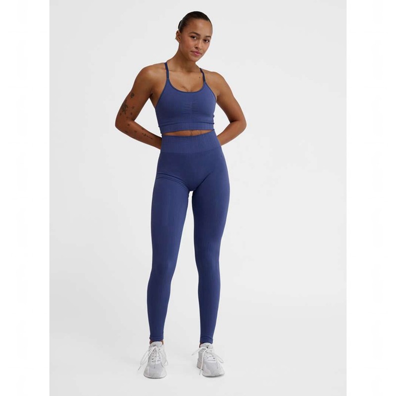 Hummel Mt Define Seaml Scrunch Ženske Hulahopke Plave | 679296-004