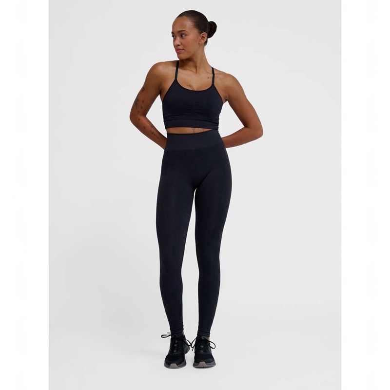 Hummel Mt Define Seaml Scrunch Ženske Hulahopke Crne | 816175-290