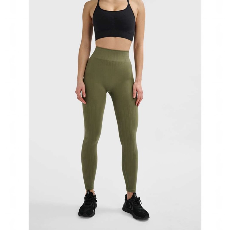 Hummel Mt Define Seaml Scrunch Ženske Hulahopke Zelene | 454033-999