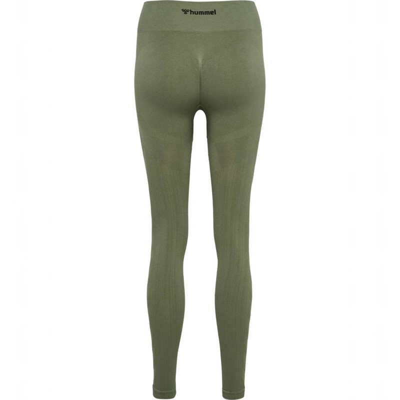Hummel Mt Define Seaml Scrunch Ženske Hulahopke Zelene | 454033-999