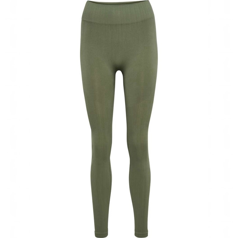 Hummel Mt Define Seaml Scrunch Ženske Hulahopke Zelene | 454033-999