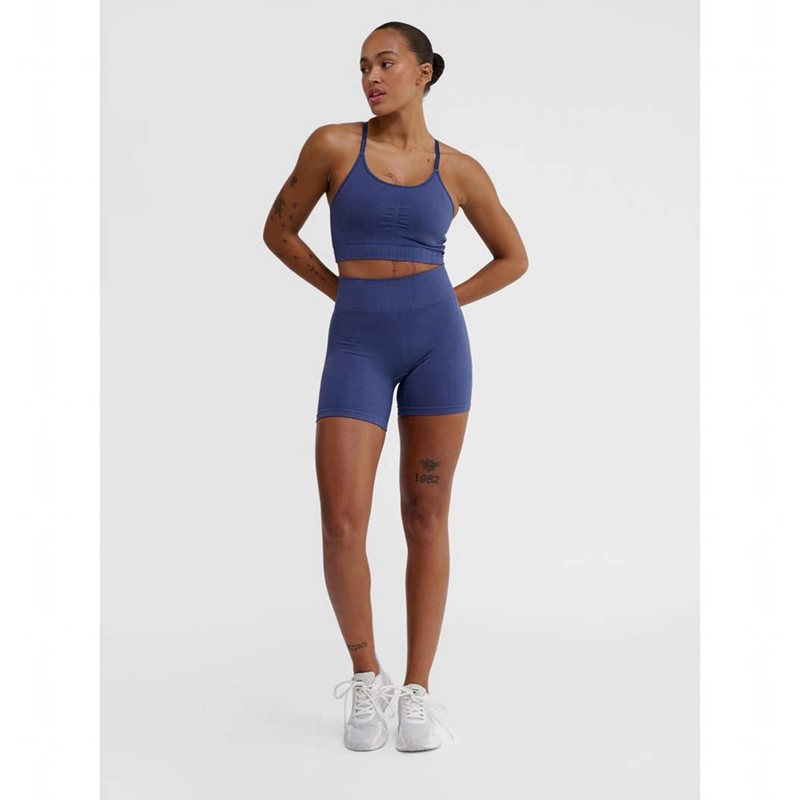 Hummel Mt Define Seaml Scrunch Ženske Kratke Hlače Plave | 310146-189