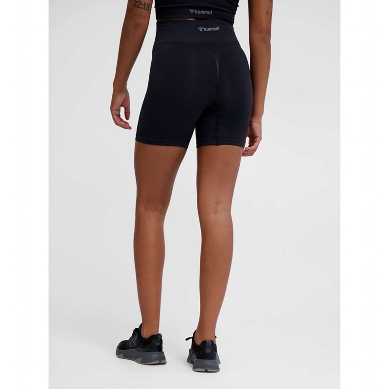 Hummel Mt Define Seaml Scrunch Ženske Kratke Hlače Crne | 528884-420