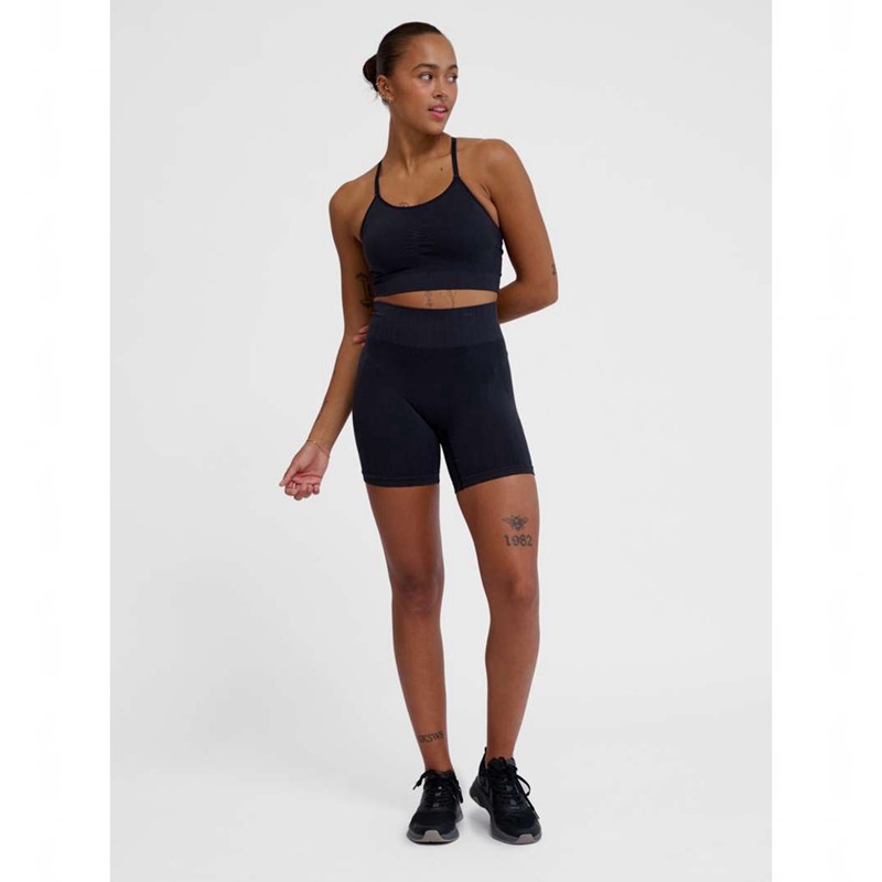 Hummel Mt Define Seamless Padded Ženske Sportski Grudnjak Crne | 238091-267
