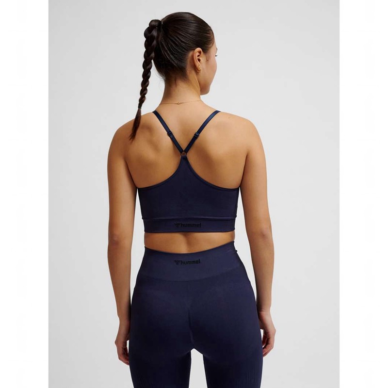 Hummel Mt Define Seamless Padded Ženske Sportski Grudnjak Tamnoplave | 895148-225