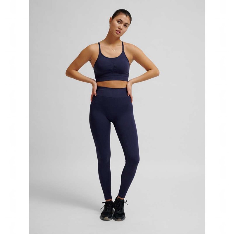 Hummel Mt Define Seamless Padded Ženske Sportski Grudnjak Tamnoplave | 895148-225
