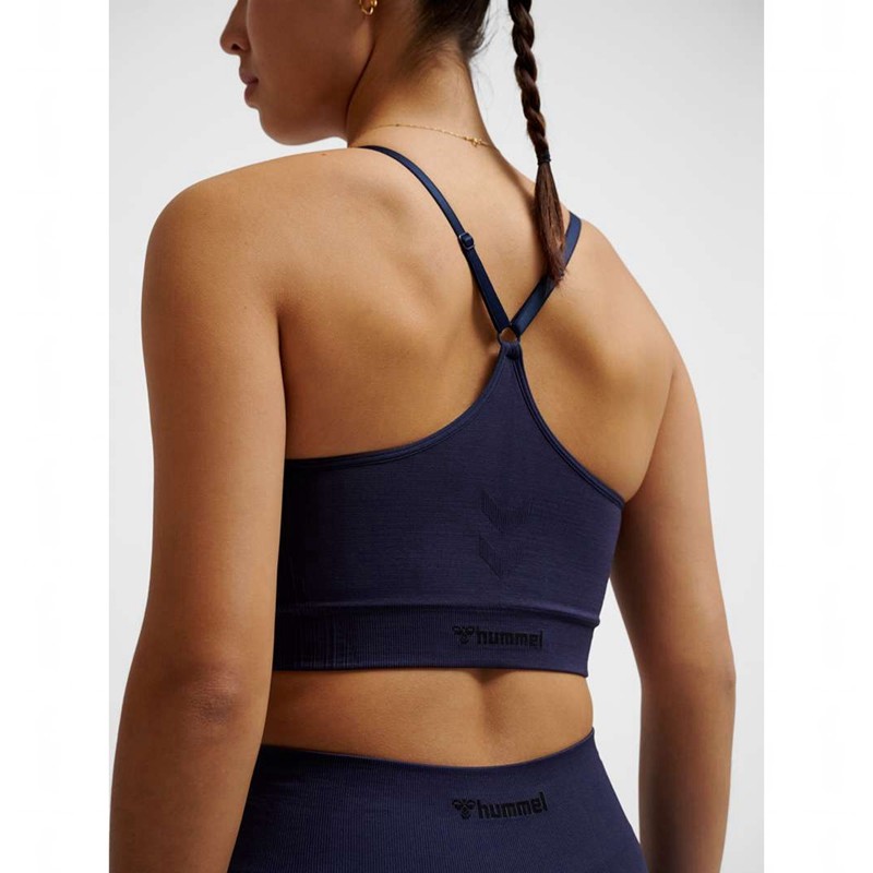 Hummel Mt Define Seamless Padded Ženske Sportski Grudnjak Tamnoplave | 895148-225