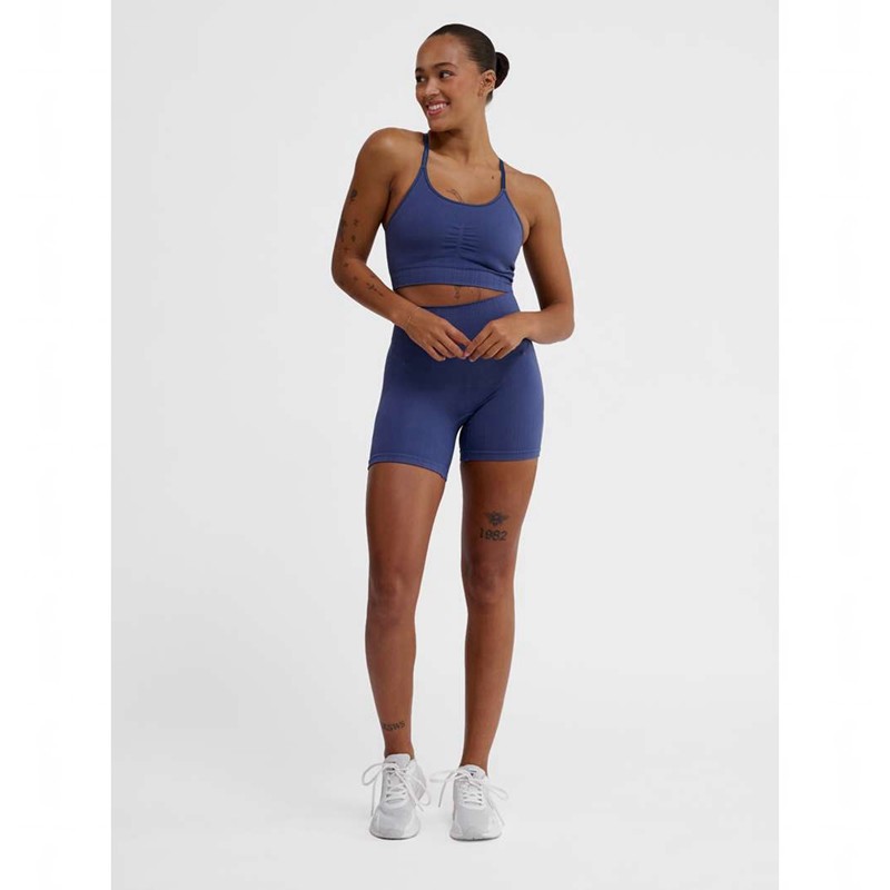 Hummel Mt Define Seamless Padded Ženske Sportski Grudnjak Plave | 546302-762