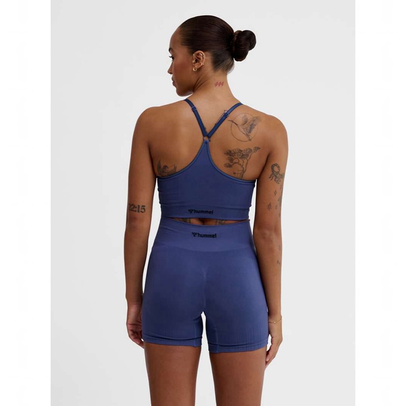 Hummel Mt Define Seamless Padded Ženske Sportski Grudnjak Plave | 546302-762
