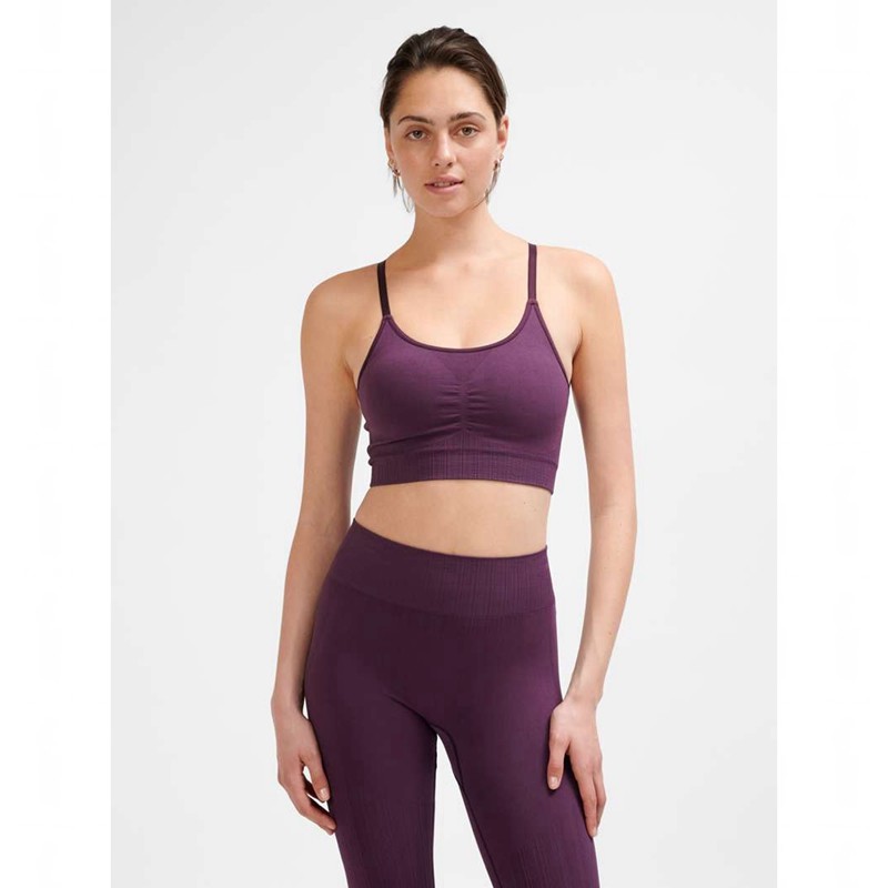 Hummel Mt Define Seamless Padded Ženske Sportski Grudnjak Ljubičaste | 545202-168