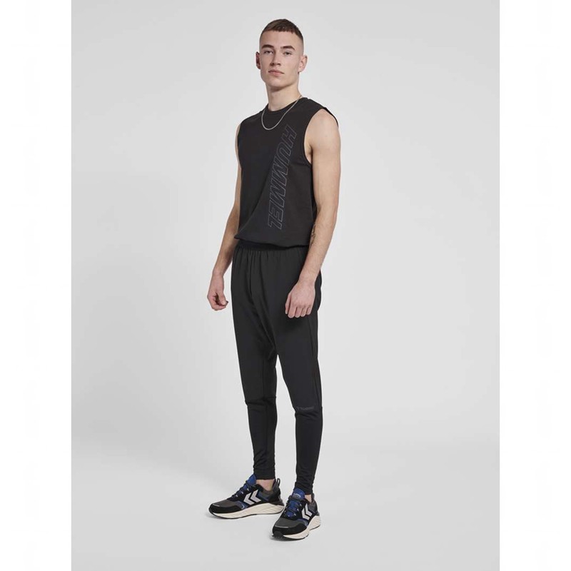 Hummel Mt Dragon Hybrid Tapered Muške Hlače Crne | 301078-002
