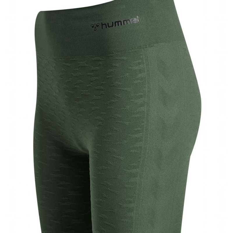 Hummel Mt Focus Seamless Hw Ženske Hulahopke Zelene | 919179-260